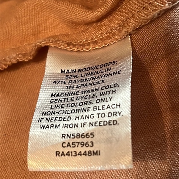 Rachel Parcell Pale Pink Ruffled Sleeve Tie Waist Pantsuit Sz S Belted - Picture 10 of 10